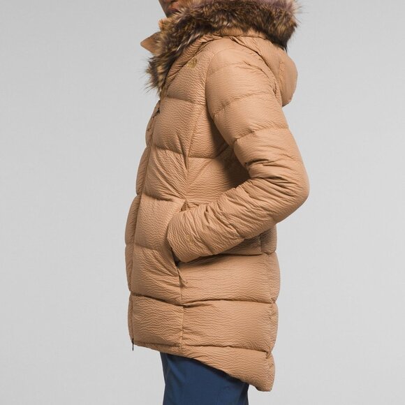 The North Face Womens Dreamer Parkina 600-Down Winter Jacket Almond Butter Sz Xs - Picture 7 of 15